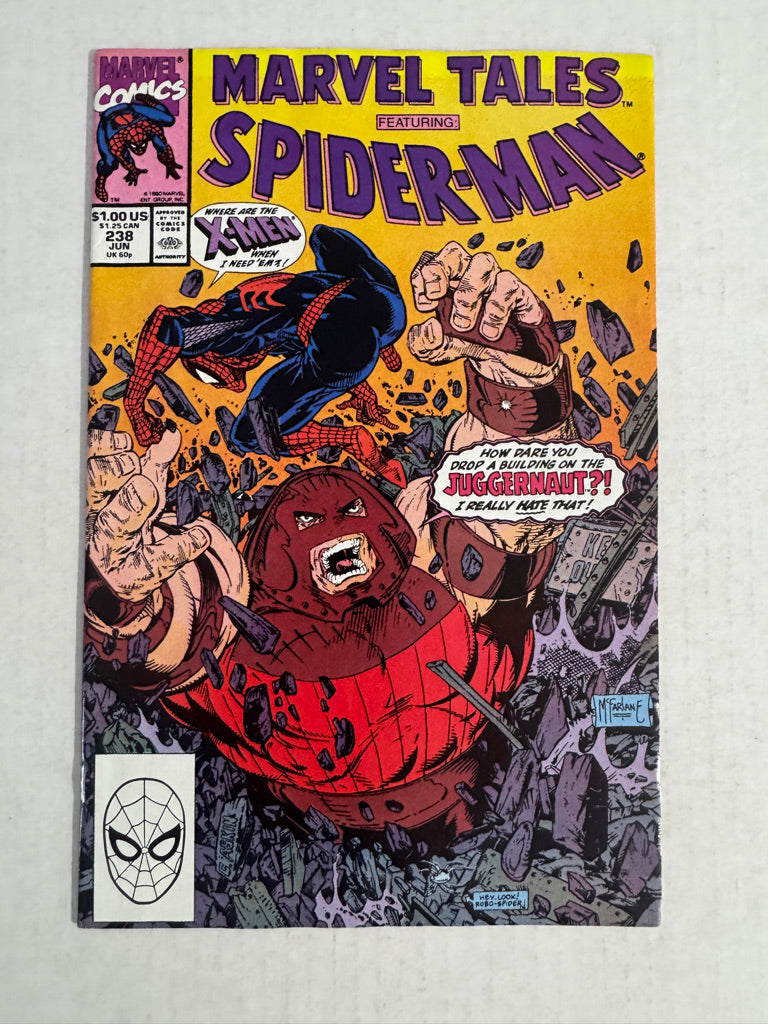 MARVEL TALES #238 VF/NM Todd McFarlane Cover