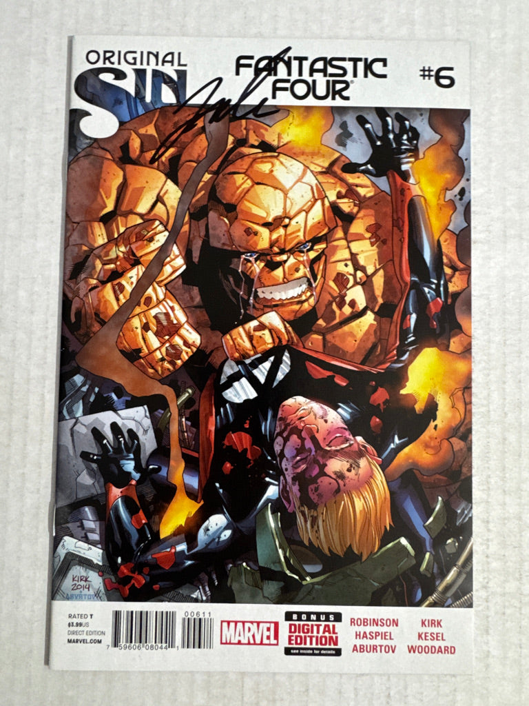 FANTASTIC FOUR #6 Vol 5 NM SIGNED by Leonard Kirk