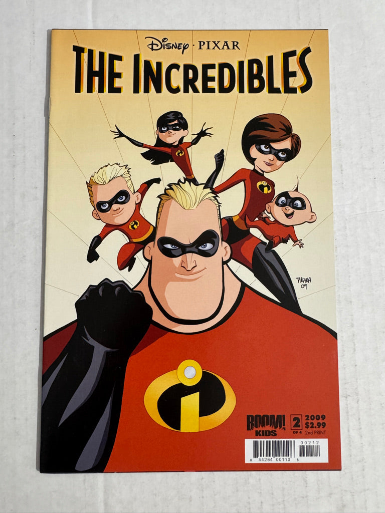 THE INCREDIBLES #2 NM- 2nd Print Variant