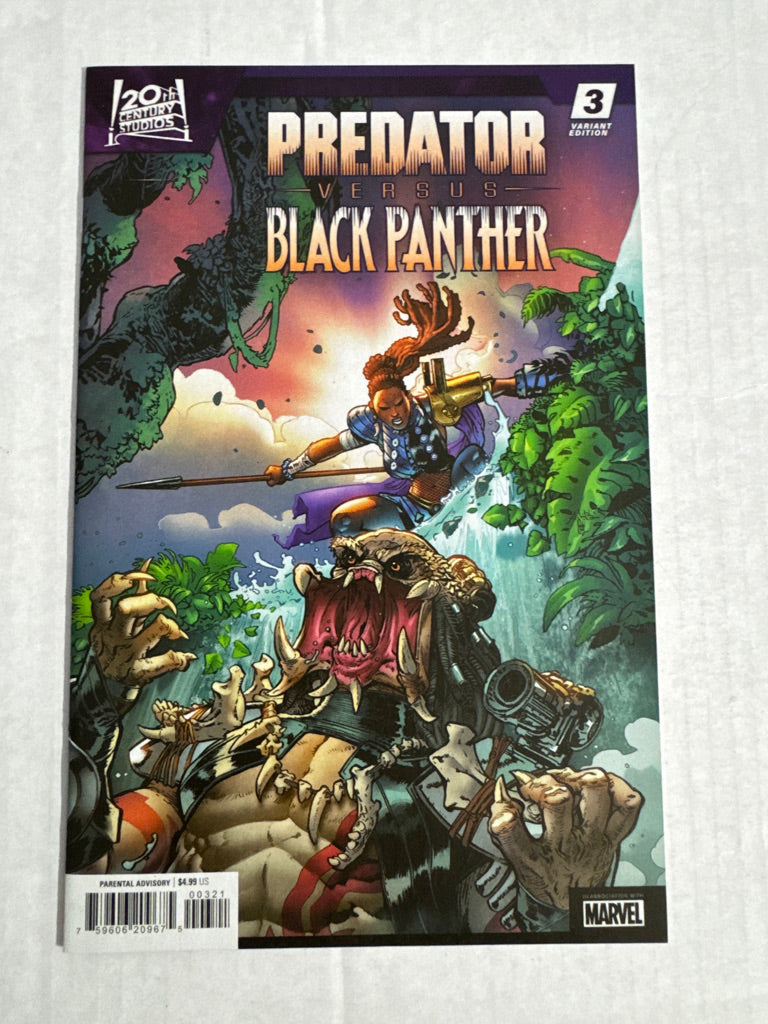 PREDATOR VERSUS BLACK PANTHER #3 NM Bressan Variant