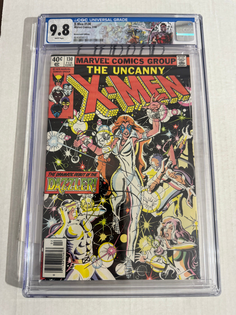 UNCANNY X-MEN #130 CGC 9.8 NEWSSTAND 1ST APPEARANCE W/ X-Men Label