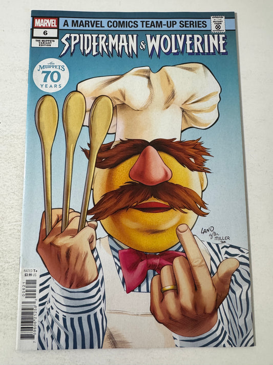 SPIDER-MAN & WOLVERINE #6 NM Greg Land Muppets Variant