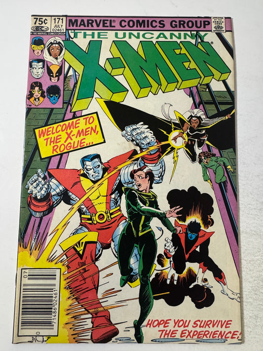 UNCANNY X-MEN #171 FN/VF CANADIAN PRICE VARIANT
