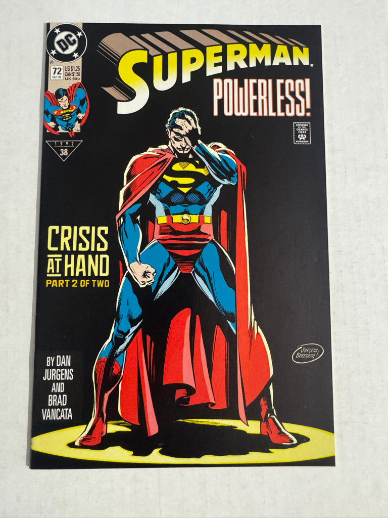 SUPERMAN #72 Vol 2 VF+