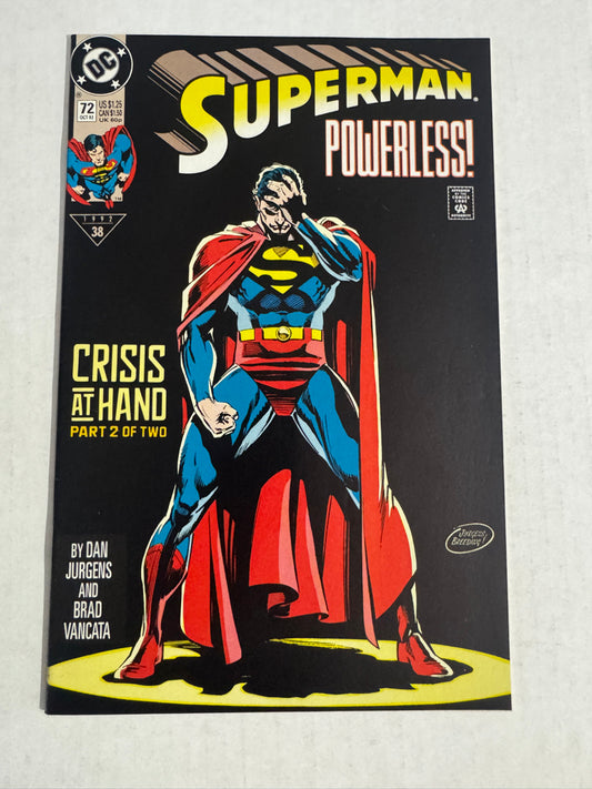 SUPERMAN #72 Vol 2 VF+