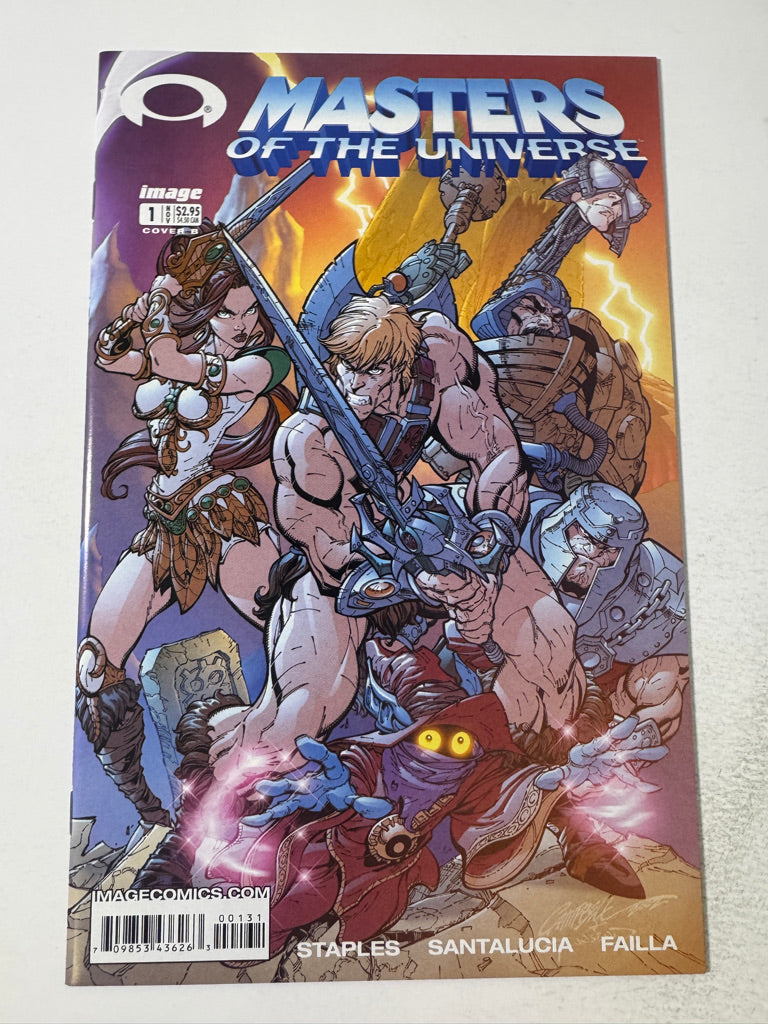 MASTERS OF THE UNIVERSE #1 NM B J Scott Campbell Variant