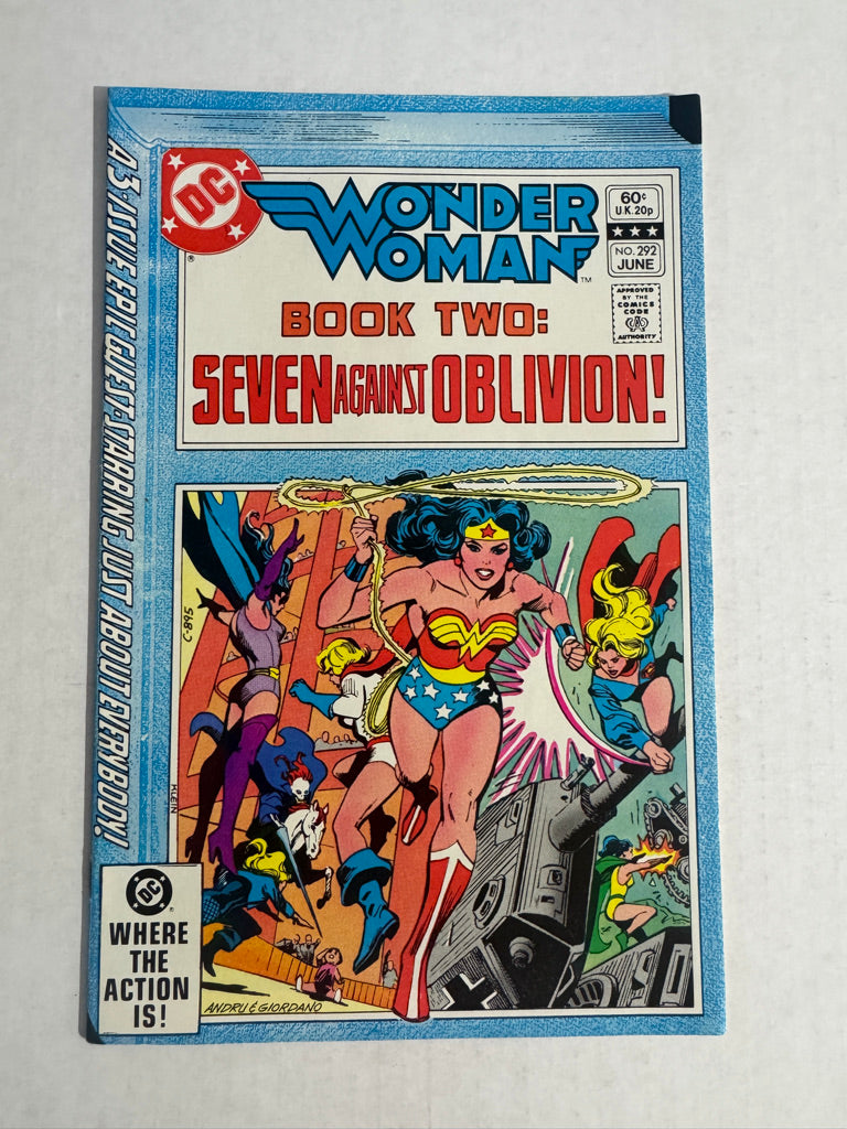 WONDER WOMAN #292 NM-