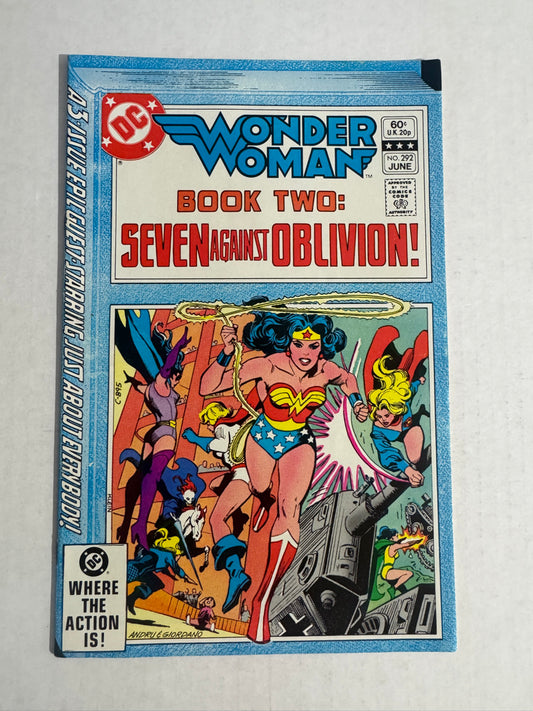 WONDER WOMAN #292 NM-
