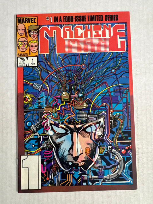 MACHINE MAN #1 Vol 2 VF/NM Barry Windsor-Smith Cover 1ST APPEARANCE