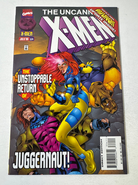 UNCANNY X-MEN #334 NM Joe Madureira Cover