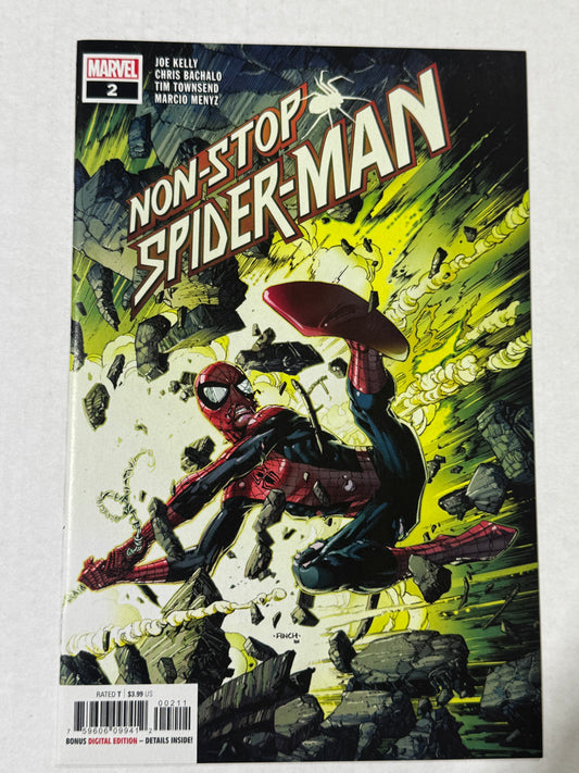 NON-STOP SPIDER-MAN #2 NM David Finch Cover