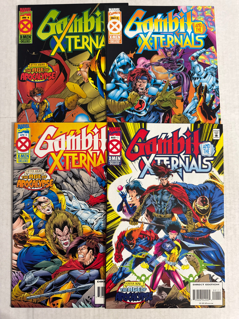 GAMBIT AND THE X-TERNALS #1-4 NM SET