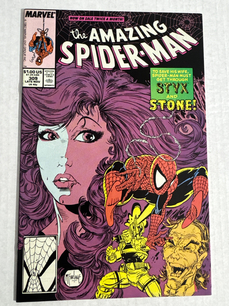 AMAZING SPIDER-MAN #309 NM- Todd McFarlane Cover