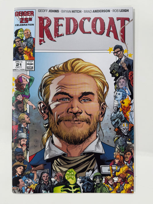 REDCOAT #21 NM Cover B Bryan Hitch Geiger #25 Anniversary Variant