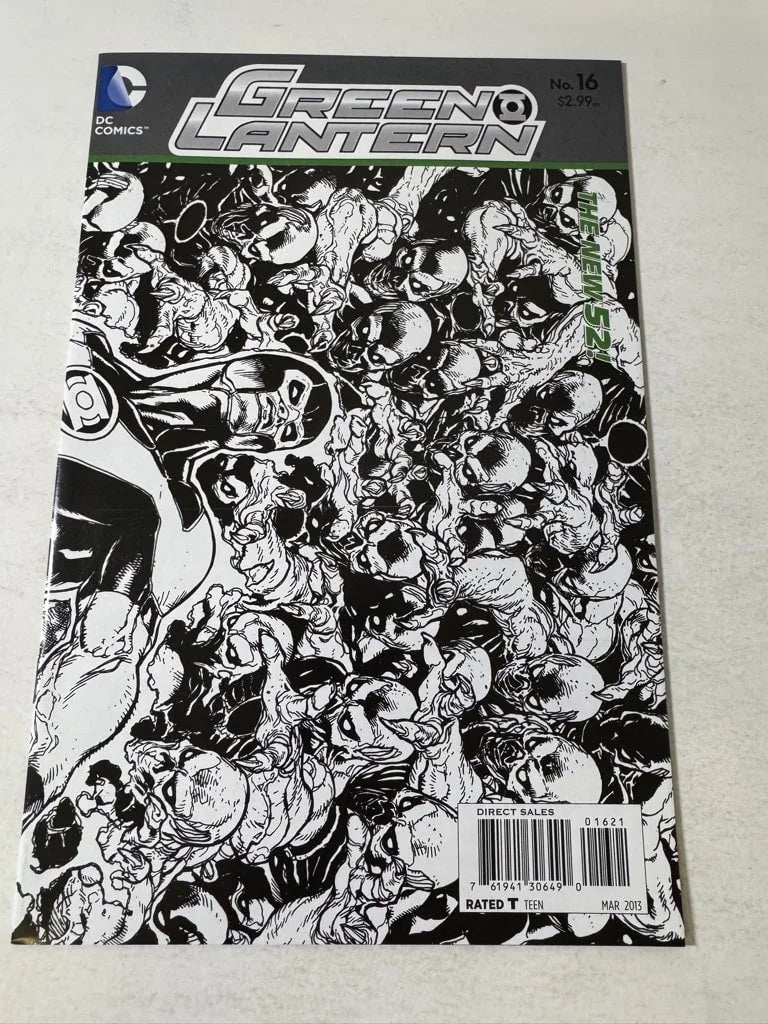 GREEN LANTERN #16 Vol 5 NM 1:25 B/W Wrap Variant