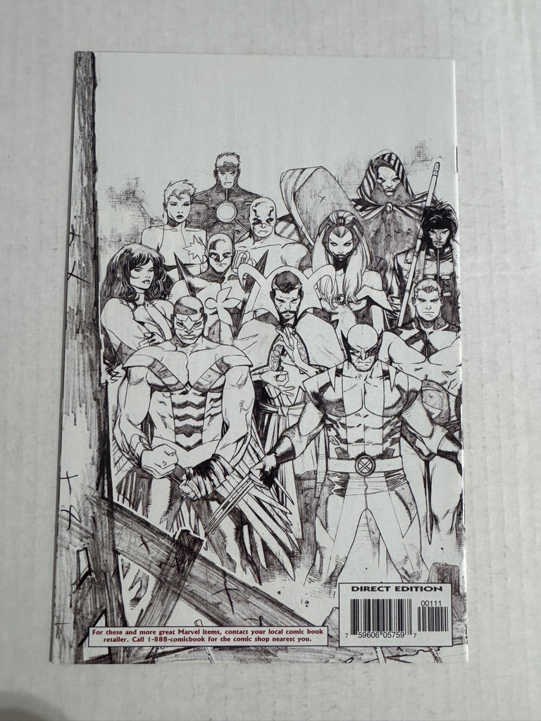 HOUSE OF M SKETCHBOOK NM Olivier Coipel Cover