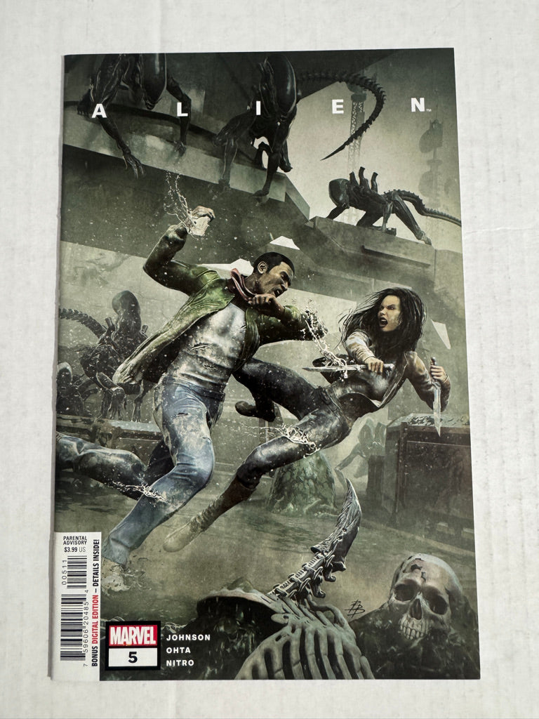 ALIEN #5 Vol 2 NM Bjorn Barends Cover