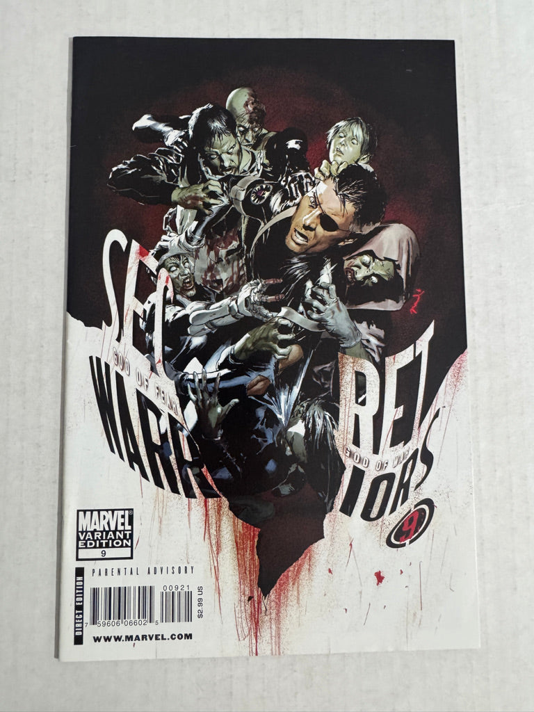 SECRET WARRIORS #9 VF/NM 1:10 Gerald Parel Zombie Variant
