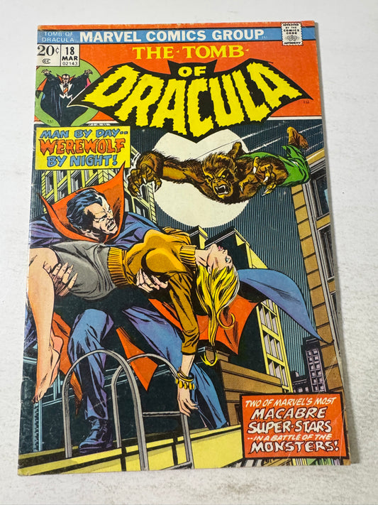 THE TOMB OF DRACULA #18 VG