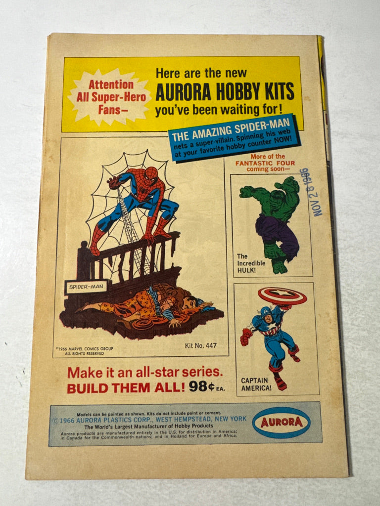 STRANGE TALES #154 FN