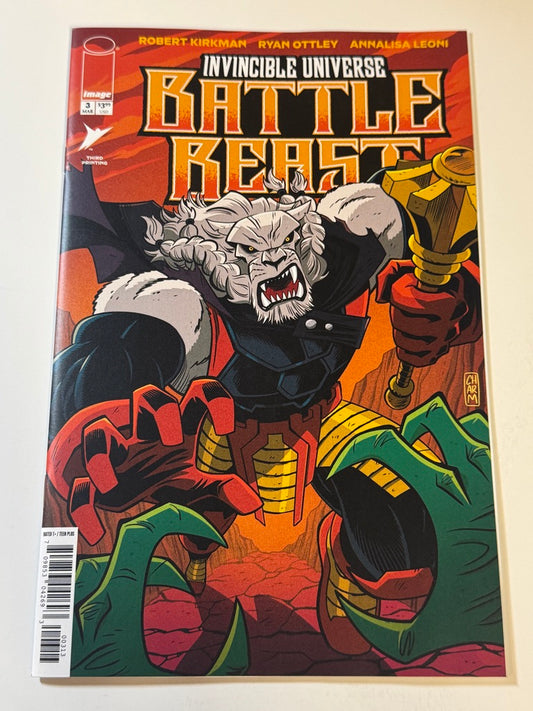 Invincible Universe BATTLE BEAST #3 NM 3rd Print Variant
