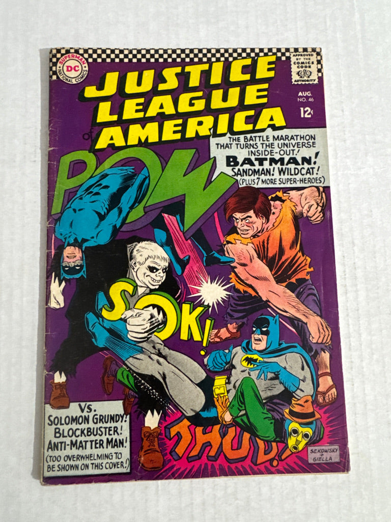 JUSTICE LEAGUE OF AMERICA #47 VG
