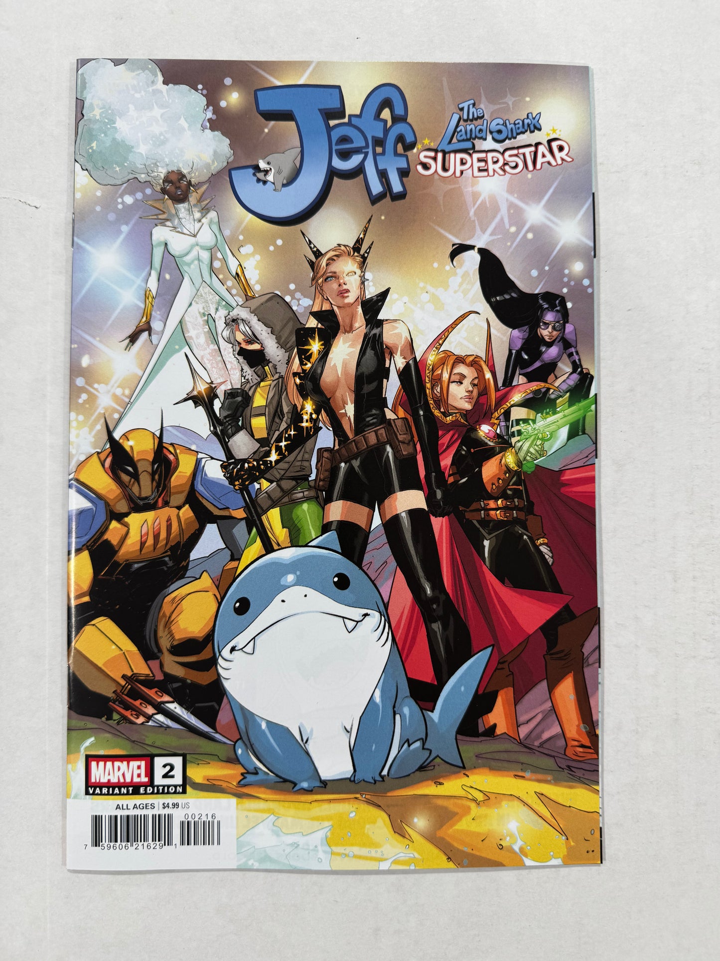 JEFF THE LAND SHARK: SUPERSTAR #2 NM 1:25 Matteo Lolli Variant