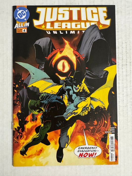 JUSTICE LEAGUE UNLIMITED #4 NM Dan Mora Cover
