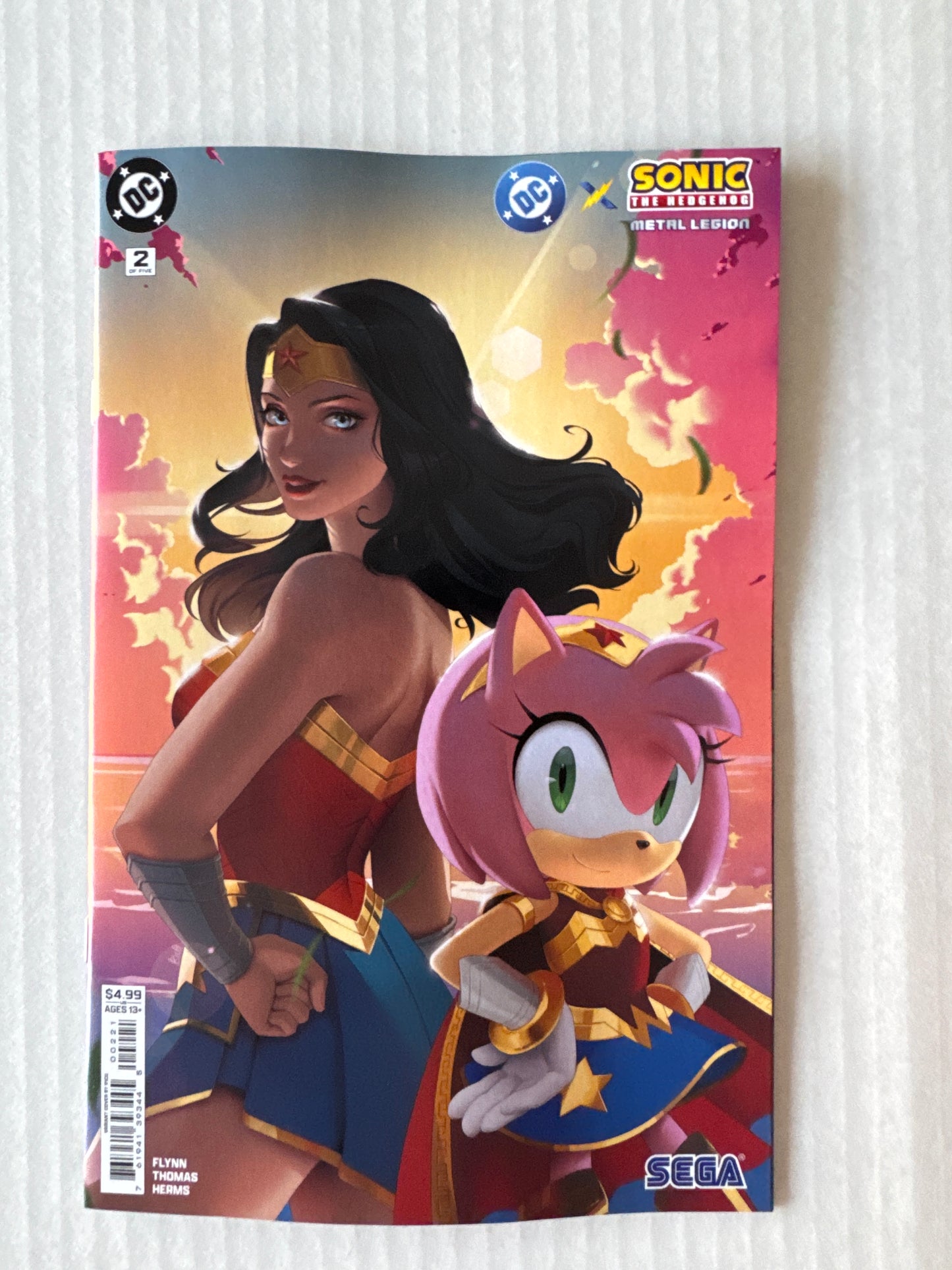 DC X SONIC THE HEDGEHOG Metal Legion #2 NM Leirix Variant