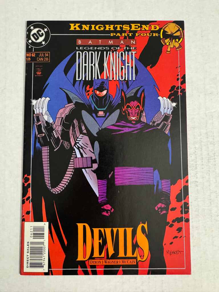 BATMAN LEGENDS OF THE DARK KNIGHT #62 VF/NM Mike Mignola Cover