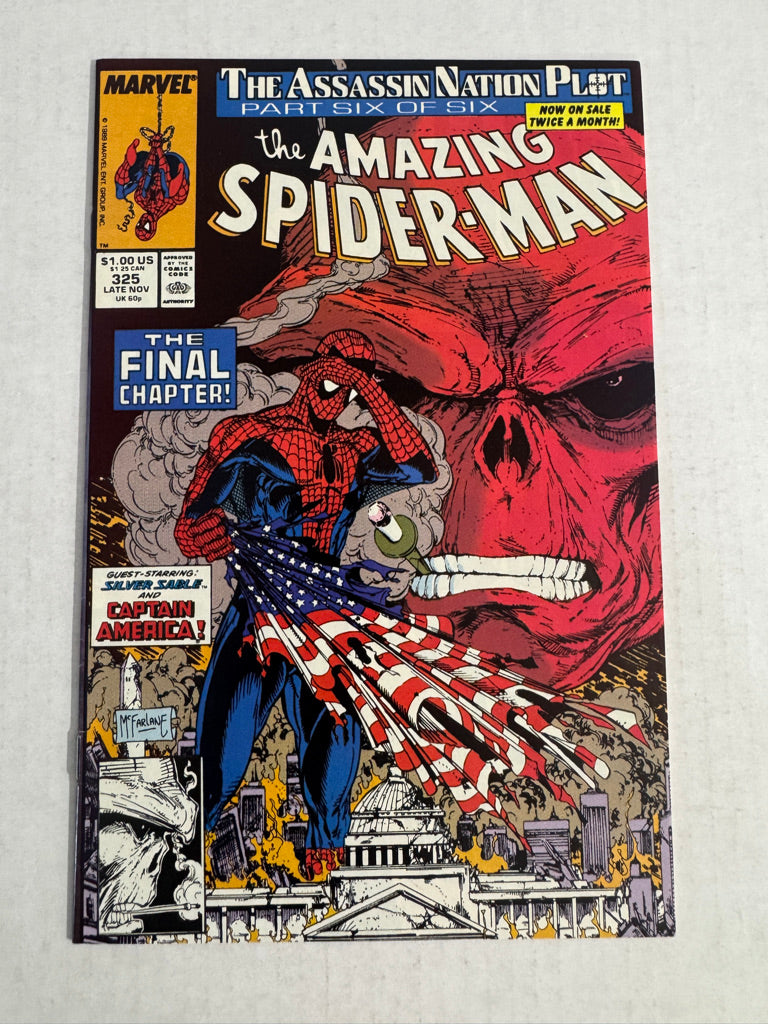 AMAZING SPIDER-MAN #325 VF/NM Todd McFarlane Cover