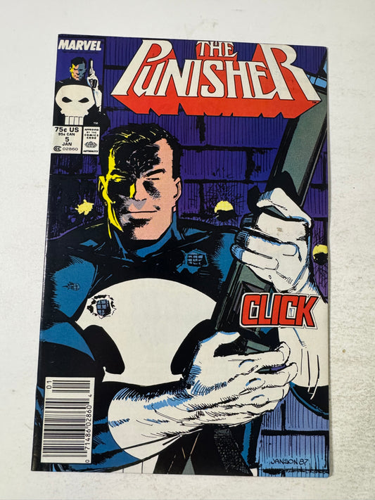 PUNISHER #5 Vol 2 VF NEWSSTAND