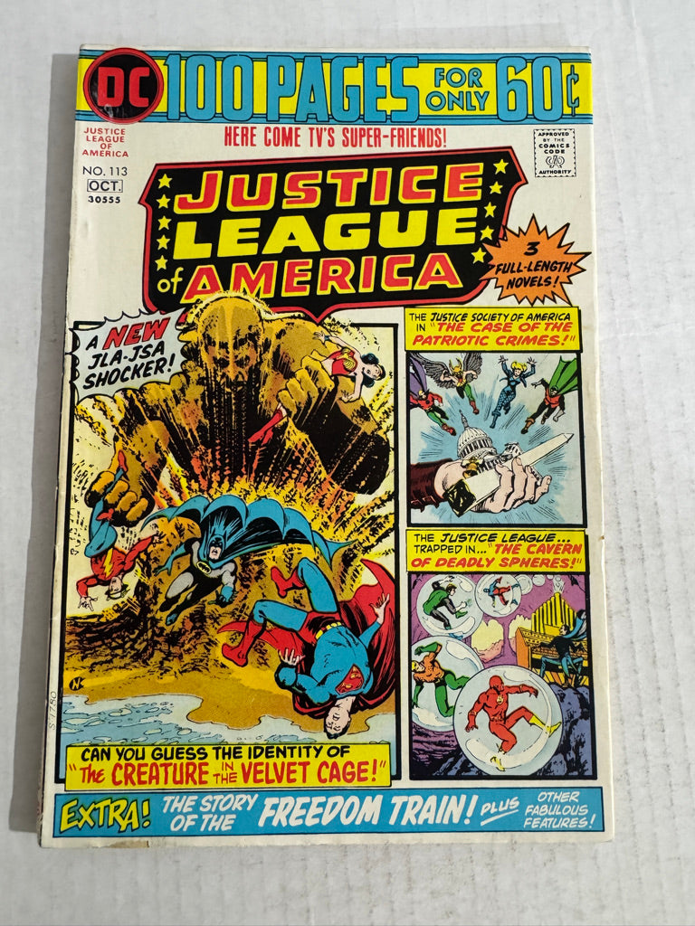JUSTICE LEAGUE OF AMERICA #113 VG/FN 1ST APPEARANCE