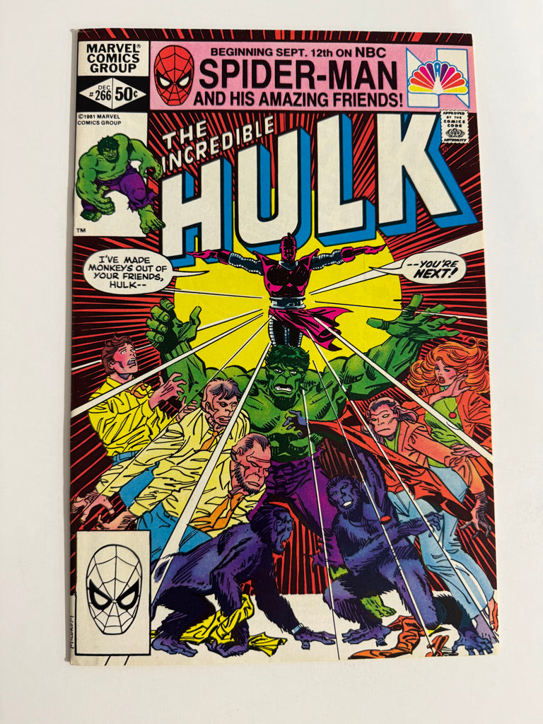 INCREDIBLE HULK #266 NM-