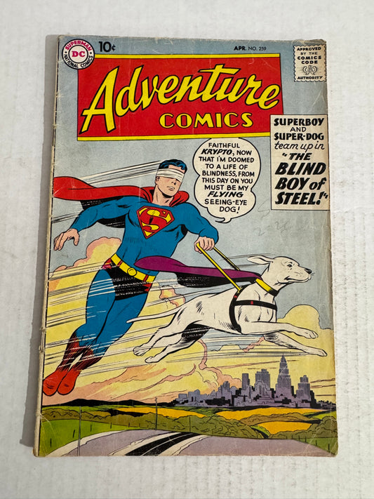 ADVENTURE COMICS #259 GD 1ST APPEARANCE