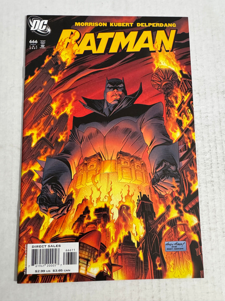 BATMAN #666 NM Andy Kubert Cover 1ST APPEARANCE