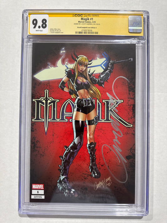MAGIK #1 CGC SS 9.8 J Scott Campebll Exclusive Variant SIGNED