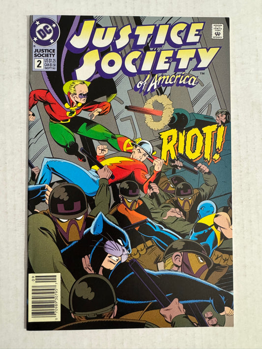 JUSTICE SOCIETY OF AMERICA #2 Vol 2 NM- NEWSSTAND