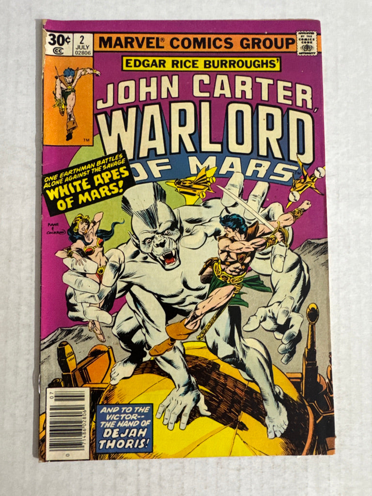 JOHN CARTER WARLORD OF MARS #2 VG-