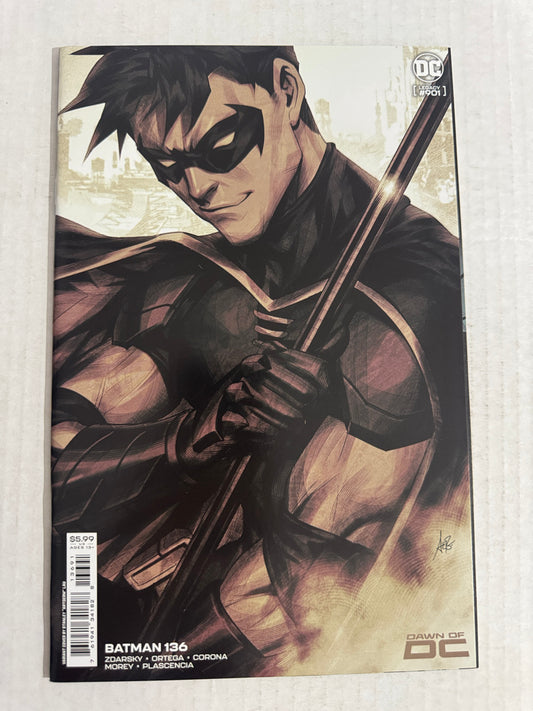 BATMAN #136 Vol 3  NM Artgerm Robin Variant