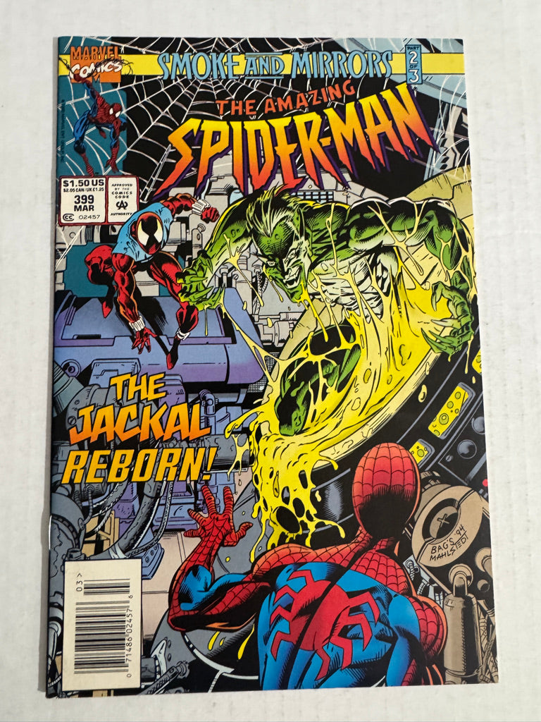 AMAZING SPIDER-MAN #399 NM Mark Bagley Cover NEWSSTAND