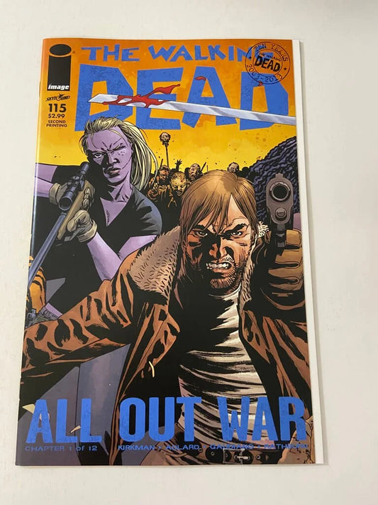 THE WALKING DEAD #115 NM 2nd Print Variant