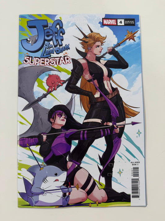 JEFF THE LAND SHARK: SUPERSTAR #4 NM Jhony Caballero Variant
