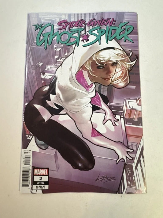SPIDER-GWEN THE GHOST-SPIDER #2 NM Villalobos Variant