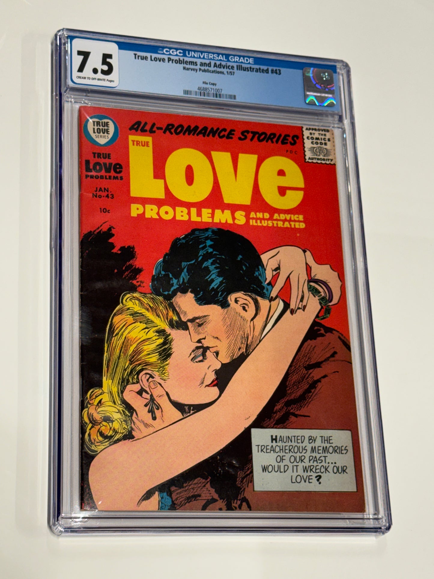 TRUE LOVE PROBLEMS AND ADVICE ILLUSTRATED #43 CGC 7.5