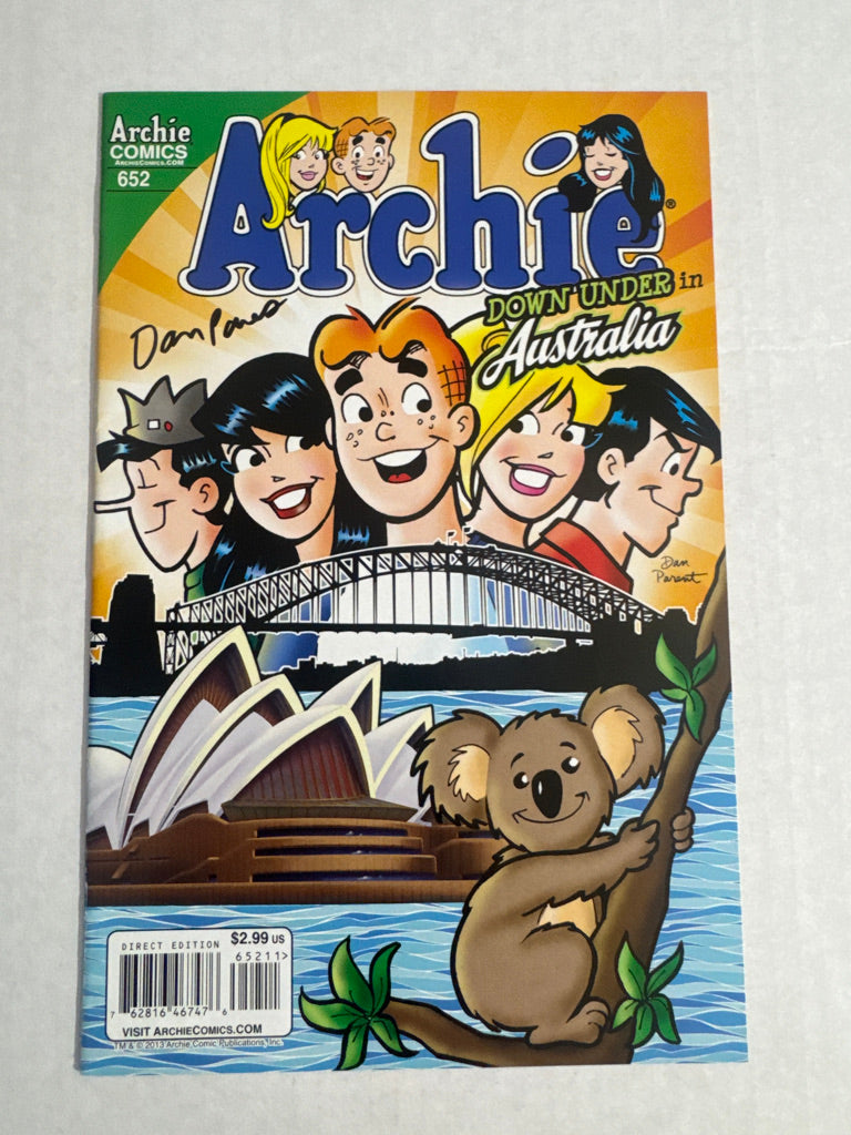 ARCHIE #652 VF/NM SIGNED by Dan Parent