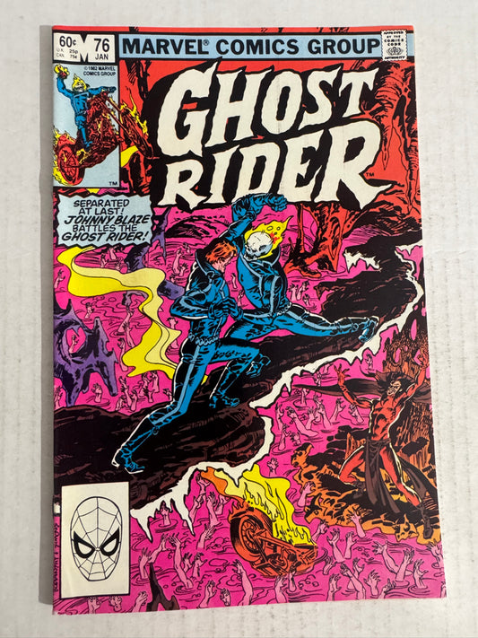 GHOST RIDER #76 VF 1ST APPEARANCE