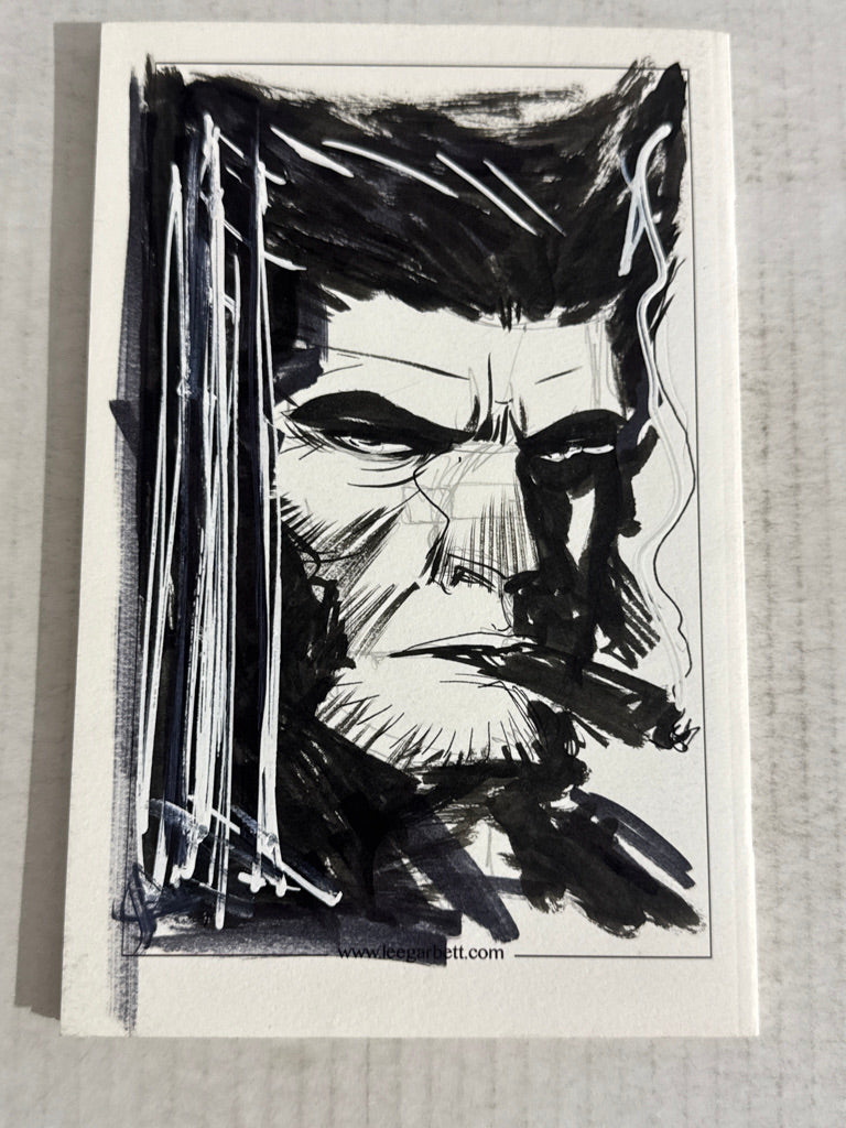 LEEGEE LEE GARBETT SKETCHBOOK NM W/ Wolverine Sketch