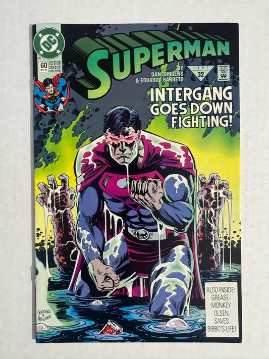 SUPERMAN #60 Vol 2 VF 1ST APEARANCE