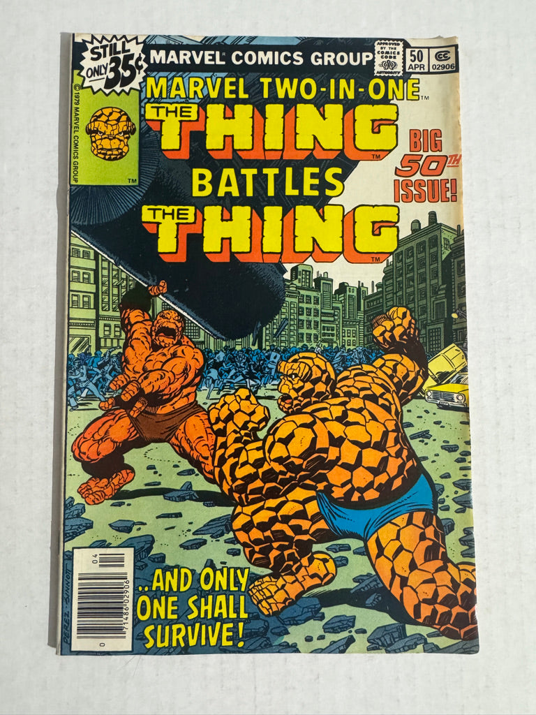 MARVEL TWO-IN-ONE #50 VG/FN George Perez Cover